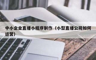 任丘中小企业直播小程序制作（小型直播公司如何运营）